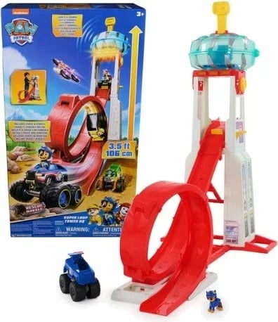 Set lojërash SPIN MASTER Paw Patrol Wheels Rescue base, pa ngjyrë specifike