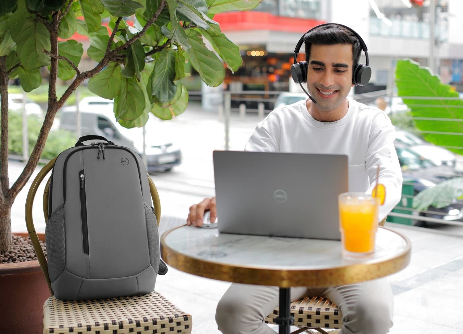 Çantë shpine Dell EcoLoop Urban Gri
