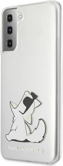 Mbështjellës Karl Lagerfeld Choupette Fun për Samsung Galaxy S21+, Transparent
