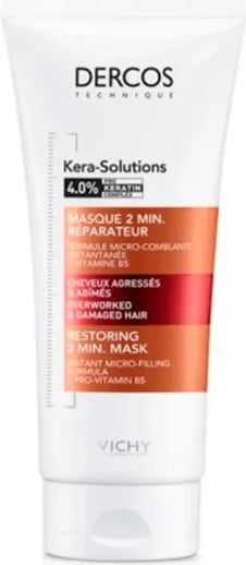 Maskë për flokë Vichy Dercos Kera-Solutions Restoring 2 Minute Conditioning Mask 200ml