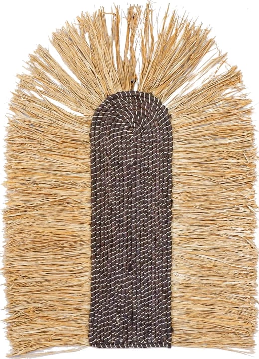 Dekor muror Ramzon Inart sisal, hije natyrale, 84x65x2cm