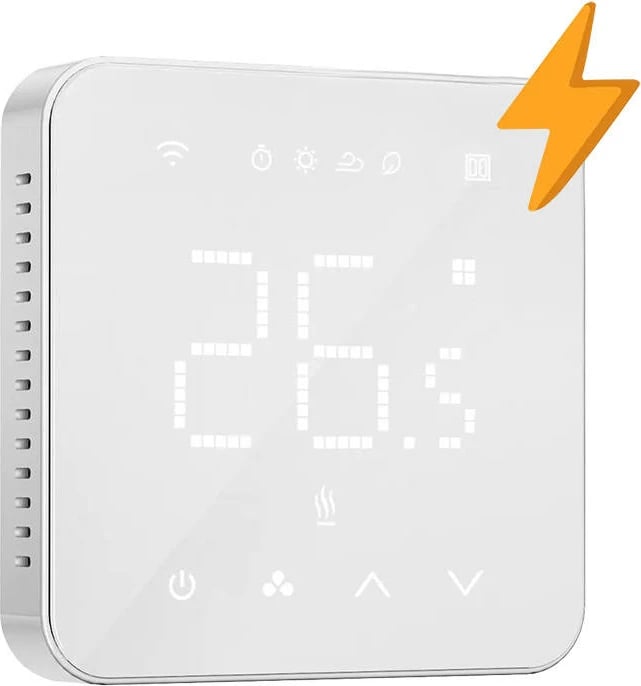 Termostat i mençur Meross MTS200HK(EU), Wi-Fi, HomeKit, i bardhë
