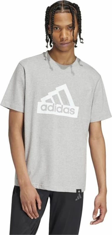Maicë për meshkuj adidas, e hirtë