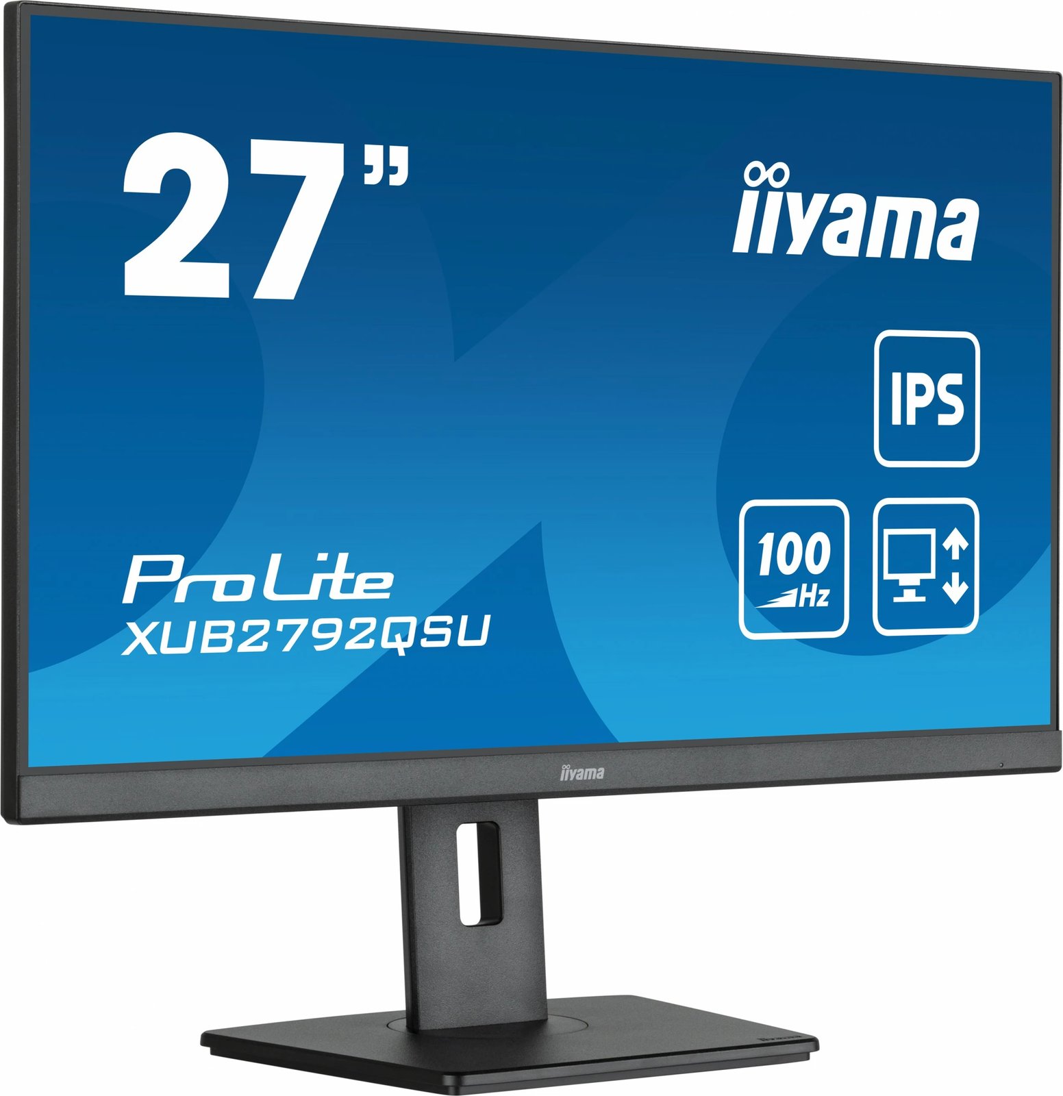 Monitor iiyama ProLite 27", 2560 x 1440, Full HD, LED, e zezë