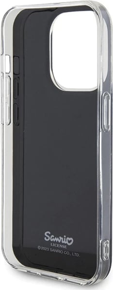 Mbështjellës Hello Kitty IML Kitty Face për iPhone 13 Pro Max, i zi