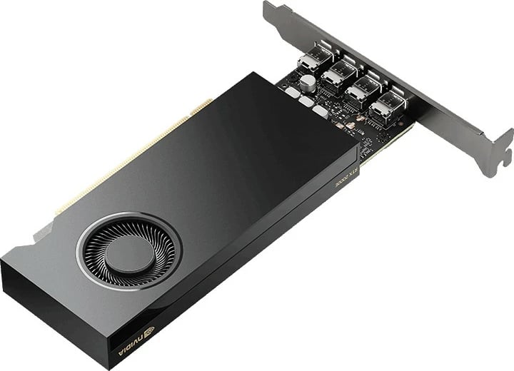 Kartelë grafike PNY Quadro RTX 2000E ADA, 16GB GDDR6, 4x mini DisplayPort, e zezë