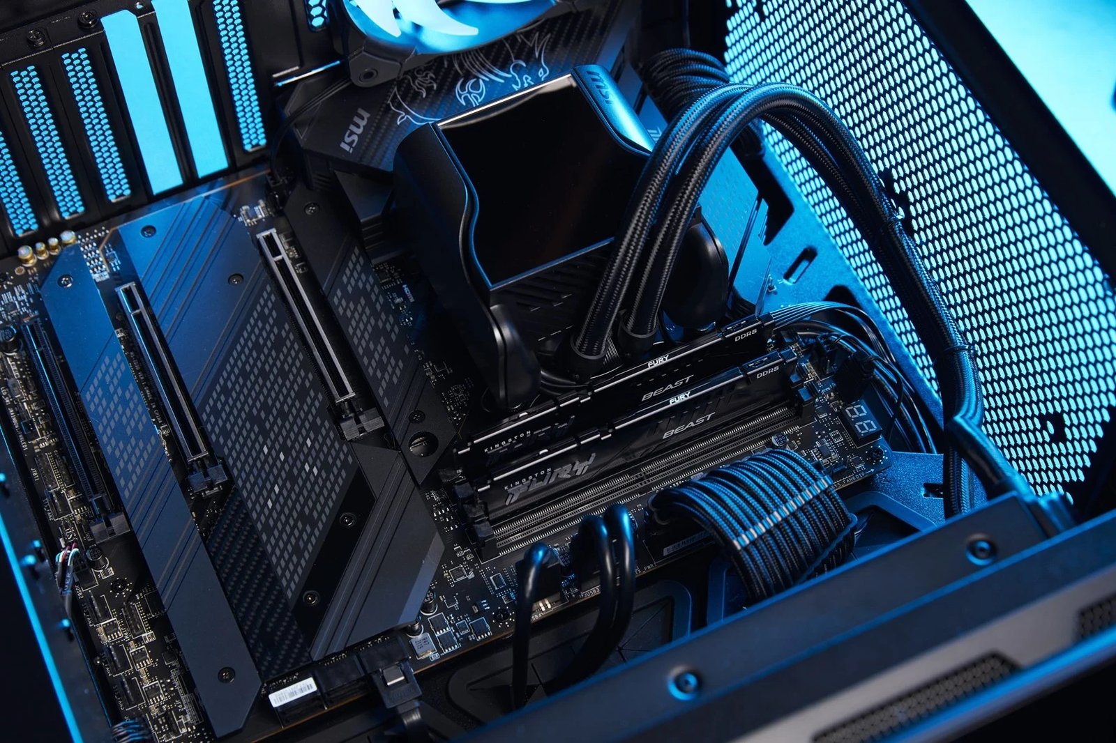 RAM Memorje Kingston FURY 16GB 6000MT/s DDR5 CL36 DIMM (Pako prej 2) Beast Black EXPO