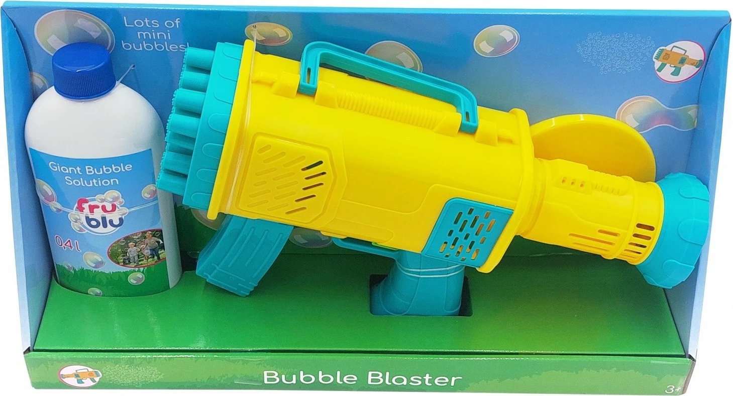 Lodër Bubble Blaster Tm Toys DKF0455 me solucion 0.4L, Blu/Verdhë
