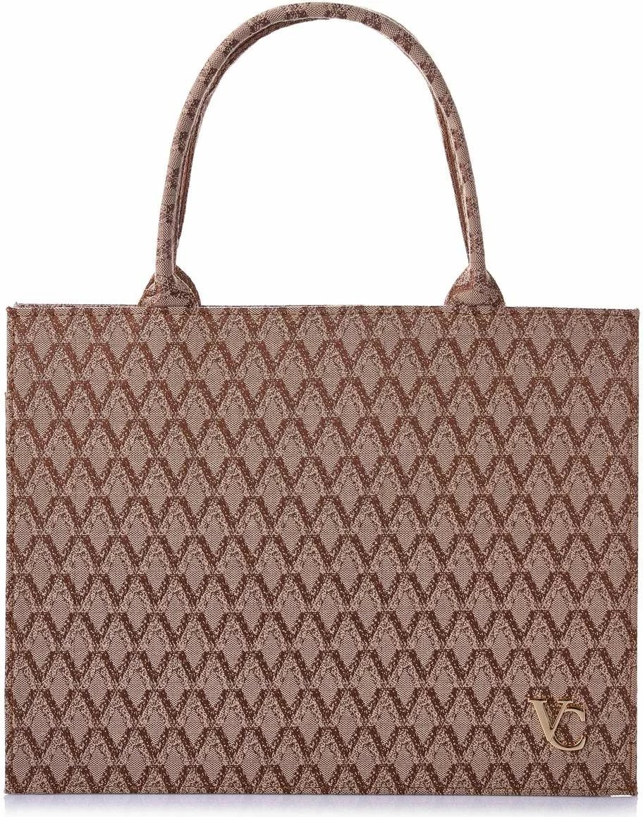 Tote bag Vince Camuto, Caserta, ngjyrë mink