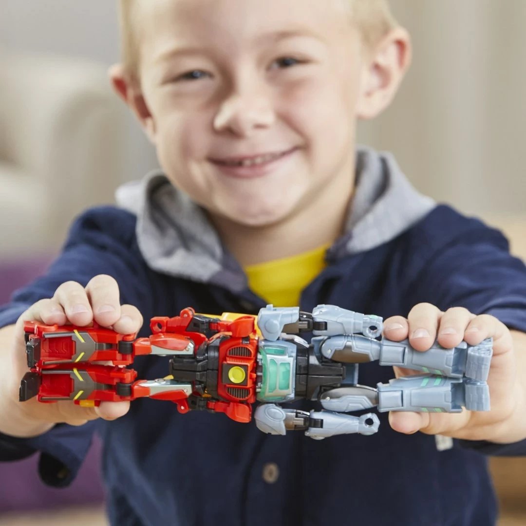 Lodra Transformers EarthSpark Cyber-Combiner 1, Hasbro, Multikolor