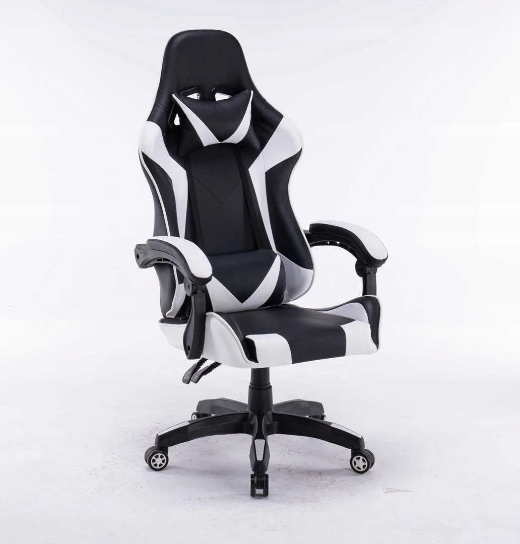 Karrige për gaming Remus, e bardhë/zezë