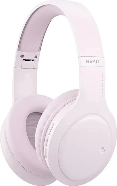 Kufje Havit H633BT, wireless, rozë