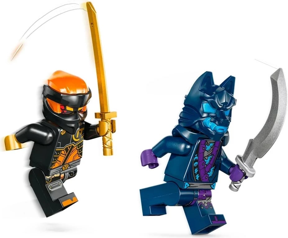 Set LEGO NINJAGO Cole's Elemental Earth Mech 71806, me 2 minifigura