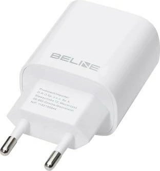 Karikues muri Beline BLNCW20L, 20W, me kabllo Lightning, Bardhë