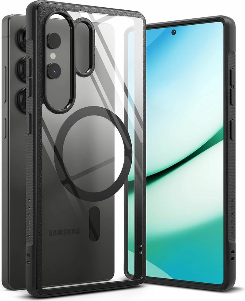 Mbështjellës Ringke Fusion Bold MagSafe për Samsung Galaxy S25 Ultra, Zi