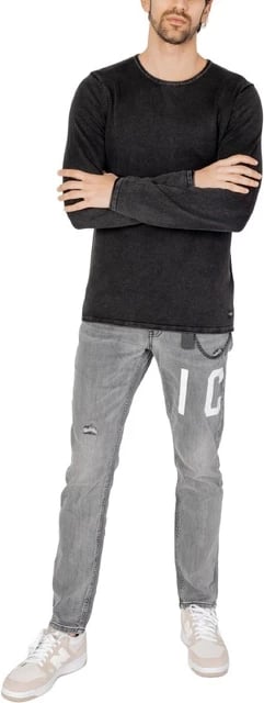 Maicë për meshkuj Jack & Jones, e zezë