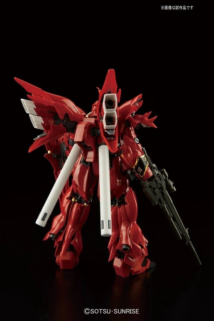 Model Sinanju Bandai RG 1/144, e kuqe