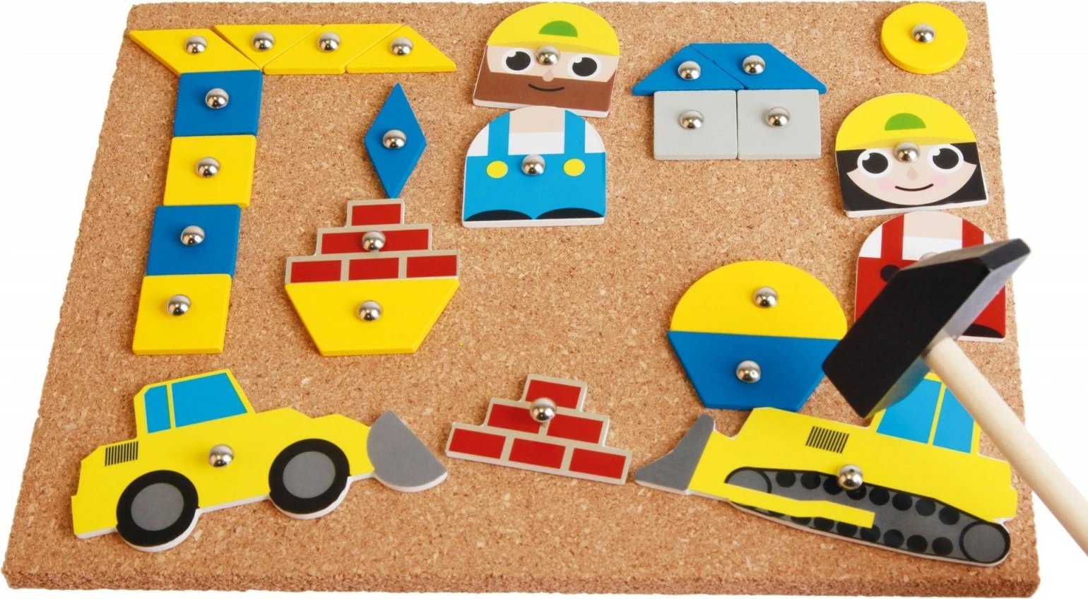 Set ndërtimi me çekiç Lena 65828, 64 pjesë, shumëngjyrësh Set ndërtimi me çekiç Lena 65828, 64 pjesë, shumëngjyrësh