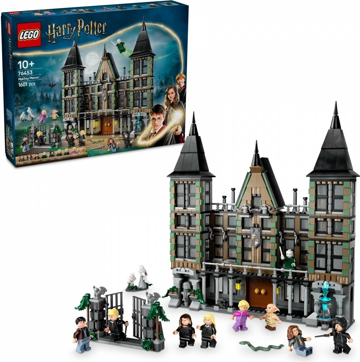 Set ndërtimi LEGO Harry Potter Malfoy Manor 76453, 1601 pjesë, plastikë