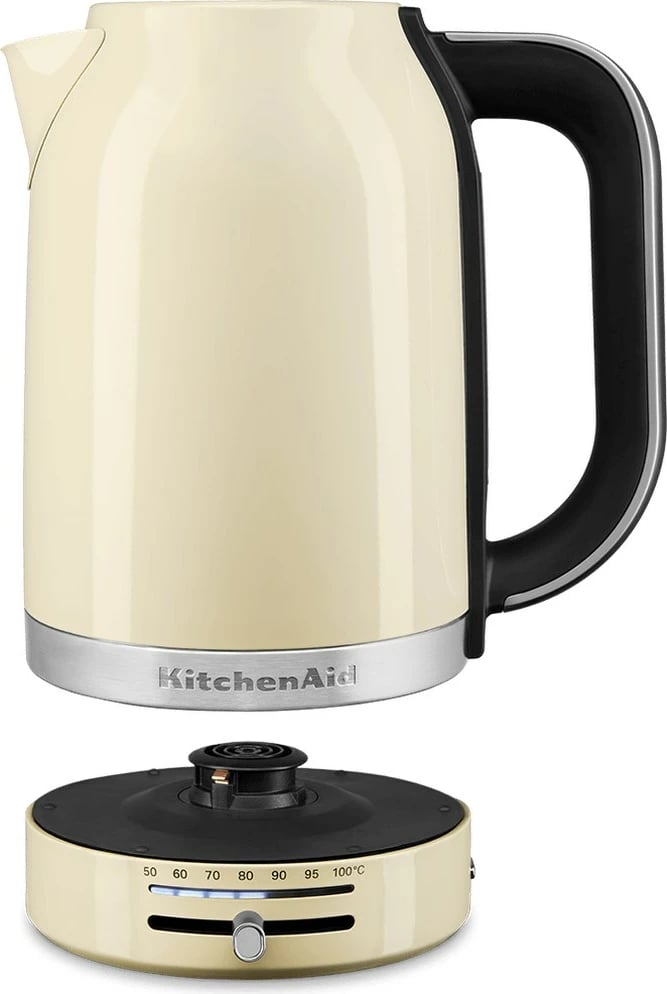 Çajnik elektrik KitchenAid 5KEK1701EAC, 1.7 L, 2400 W, Krem