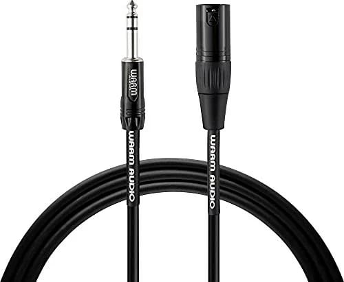 Kabllo audio WARM AUDIO PRO-XLRM-TRSM-3, 0.9 m, e zezë
