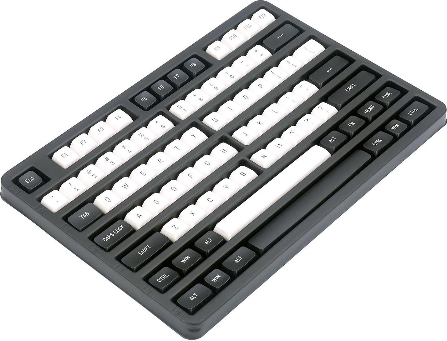 Keycaps Redragon A132 PBT Doubleshot, 150 copë, bardhë-e zezë Keycaps Redragon A132 PBT Doubleshot, 150 copë, bardhë-e zezë