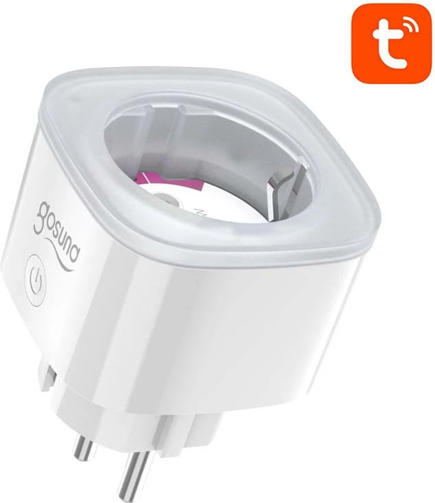 Prizë e mençur Wi-Fi Gosund EP8, 16A, Tuya, e bardhë