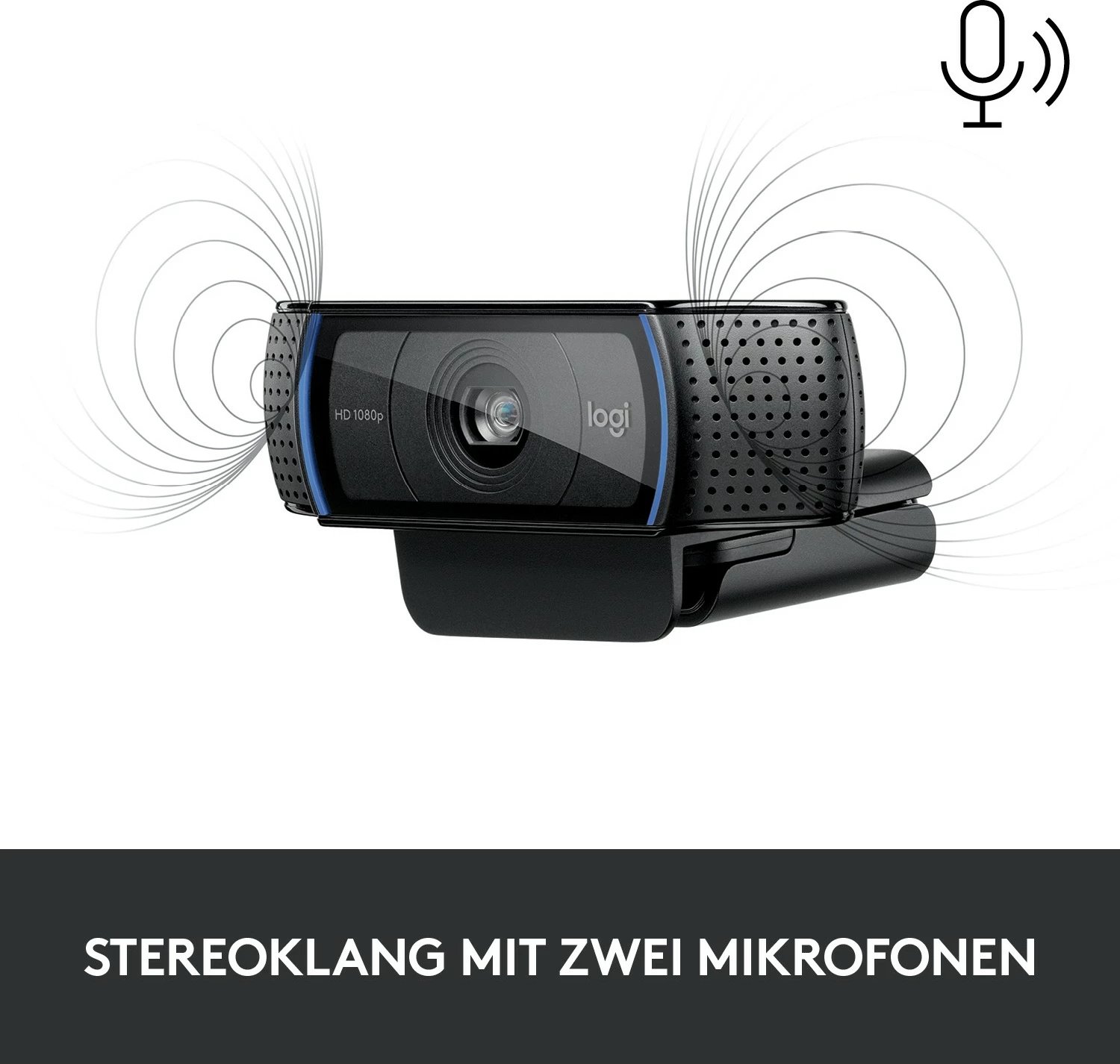 Kamera Logitech HD Pro Webcam C920, 1920 x 1080 pixels, Full HD, 30 fps, 720p, 1080p, Kapak privatësie, 78° Kamera Logitech HD Pro Webcam C920, 1920 x 1080 pixels, Full HD, 30 fps, 720p, 1080p, Kapak privatësie, 78°