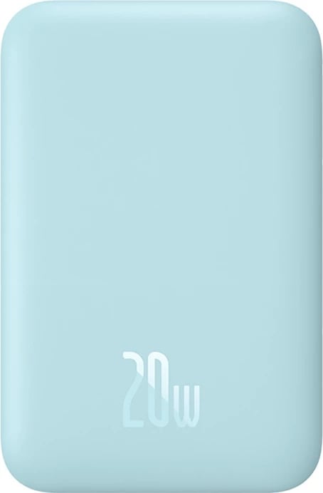 Powerbank Baseus Magnetic Mini 6000mAh, 20W, USB-C, MagSafe, kaltër