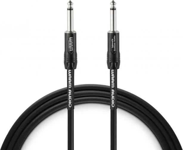Kabllo audio Warm Audio PRO-TS-5, 1.5 m, 6.35mm TS, E zezë