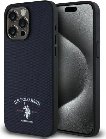 Mbështjellës U.S. Polo Assn. USHCP15XPARV për iPhone 15 Pro Max 6.7", Navy