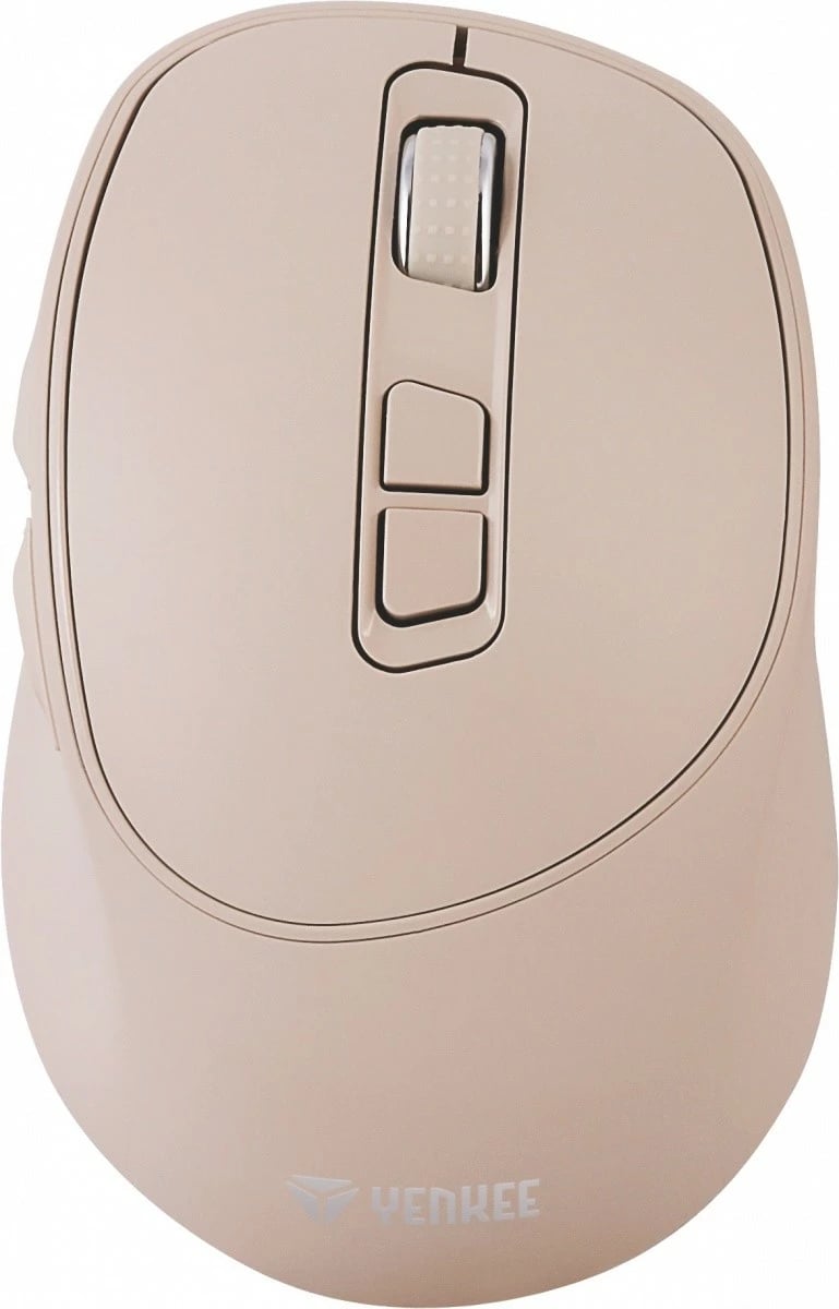 Maus wireless YENKEE SLIDER YMS 2080BG, 2400 DPI, 6 butona, Bezhe