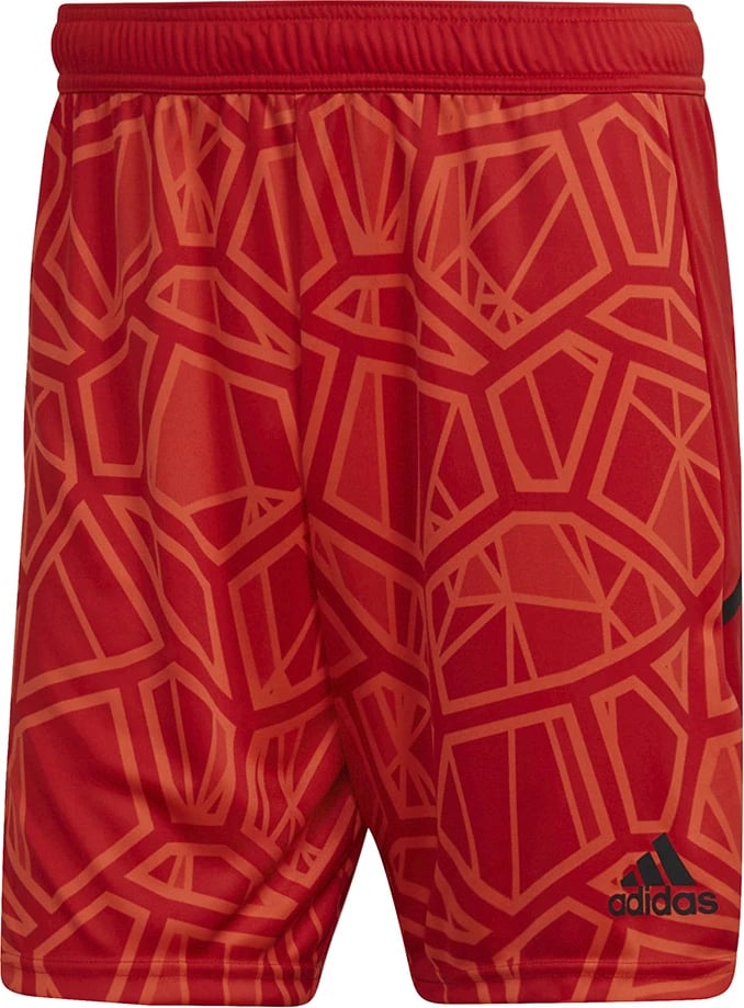 Shorce portieri adidas për meshkuj, të kuqe