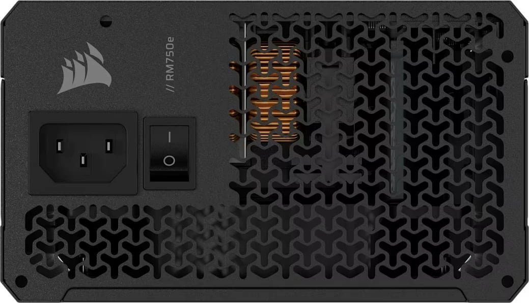 Kasë energjie Corsair RM750e, 750 W, plotësisht modulare, 80 PLUS Gold, ATX 3.1, e zezë