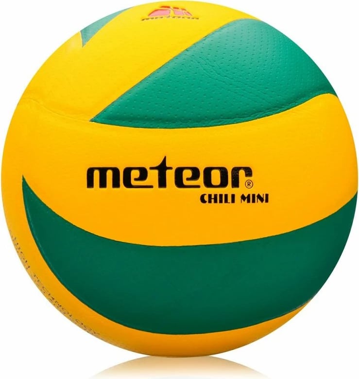 Top për volejboll Meteor, i gjelbër dhe i verdhë