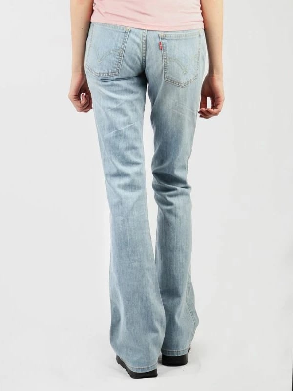 Pantallona Levi's Bootcut për femra, blu