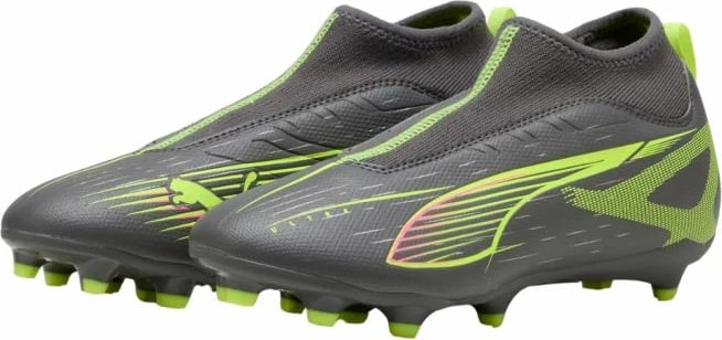 Çizme futbolli për fëmijë Puma, gri