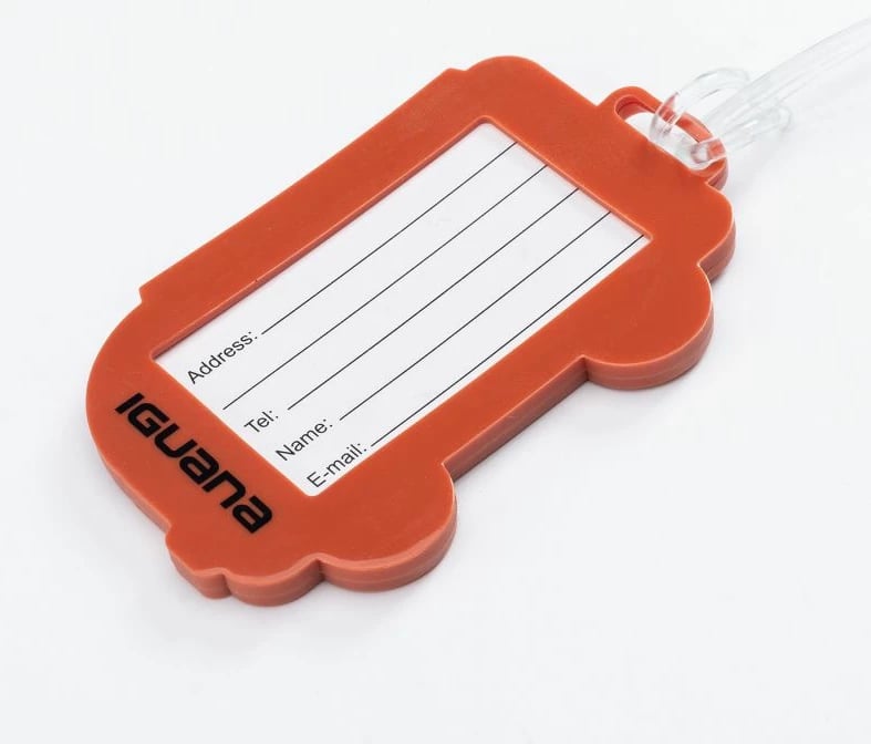 Etiketë bagazhi Iguana, multikolor