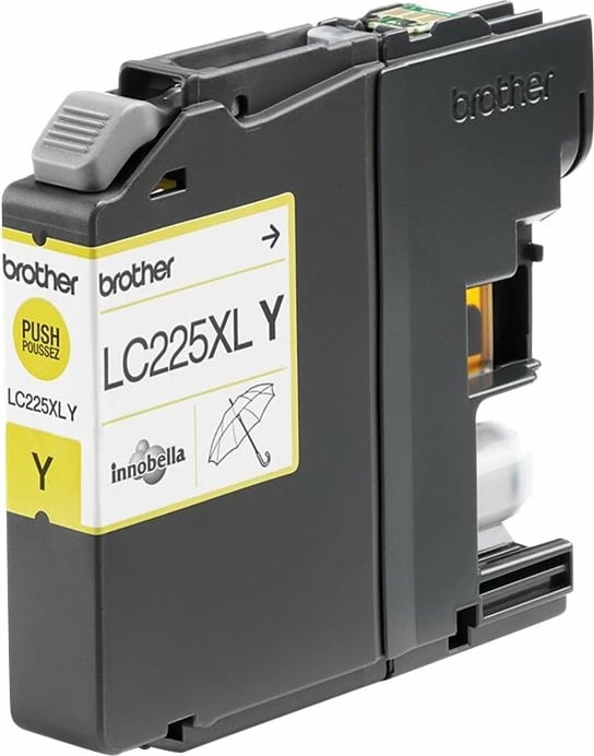 Toner Brother LC225XLY, i verdhë, high yield, 1200 faqe