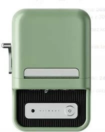 Printer etiketa Niimbot B21S, termik, portativ, USB-C/Bluetooth, i gjelbër, me letër etiketa