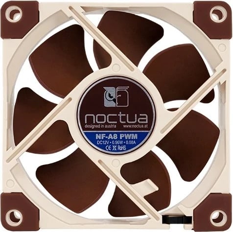 Ftohës Noctua NF-A8 PWM, 8cm, bronzë