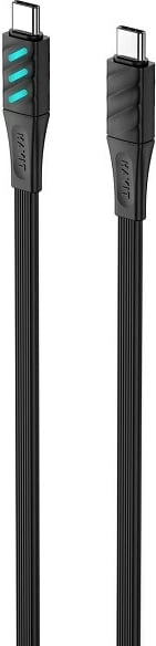 Kabel USB Type-C Havit CB6255, 1 m, E zezë