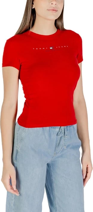 Maicë Tommy Hilfiger Jeans femra e kuqe