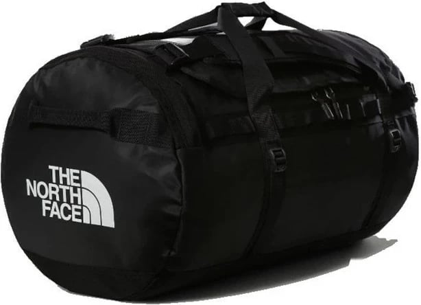 Çantë duffel THE NORTH FACE, e zezë dhe e bardhë