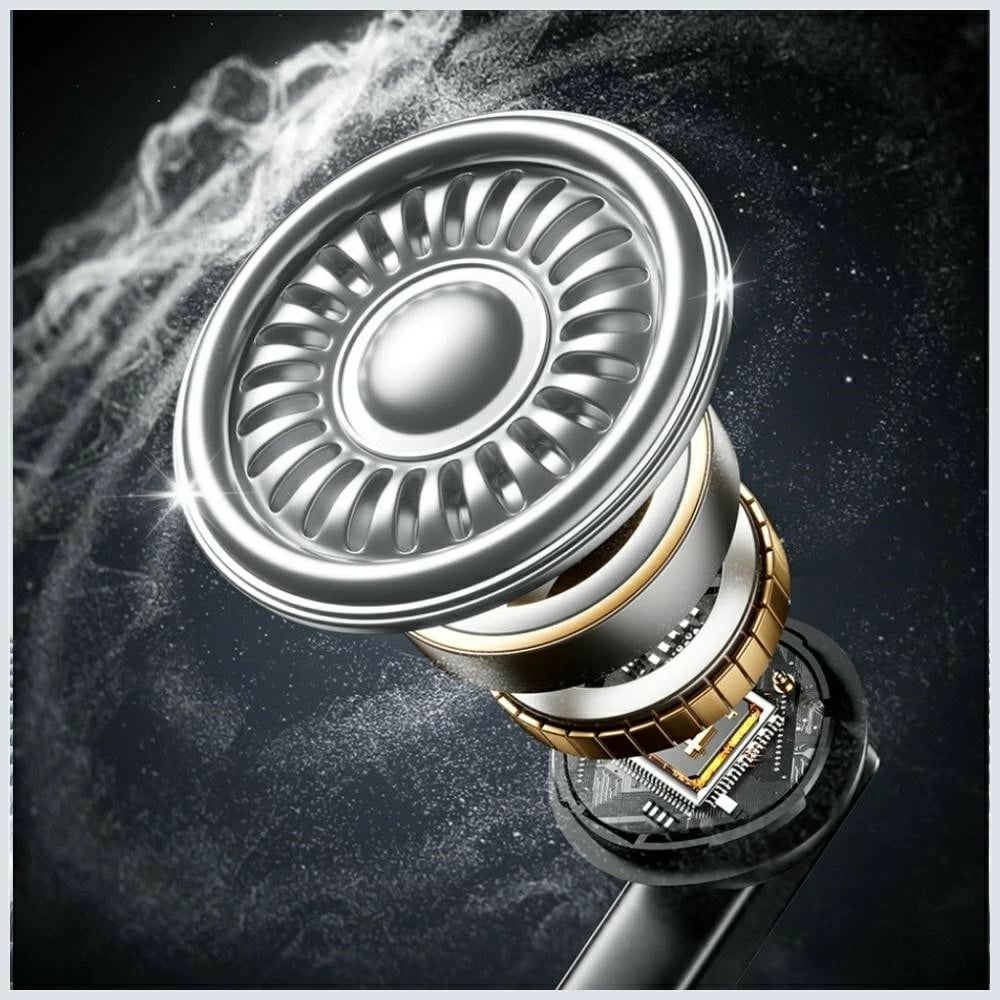 Kufje Bluetooth TWS AWEI TP100, Bluetooth 5.4, ENC, etui me ekran LCD, 20 orë, e zezë