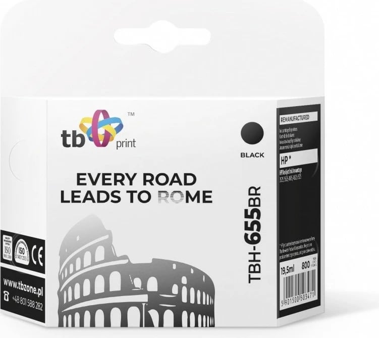 Toner TB Print TBH-655BR për HP Deskjet Ink Advantage, i zi