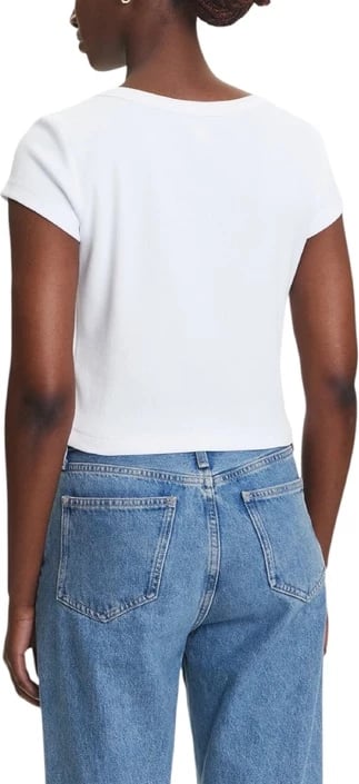 Maicë Calvin Klein Jeans femra e bardhë