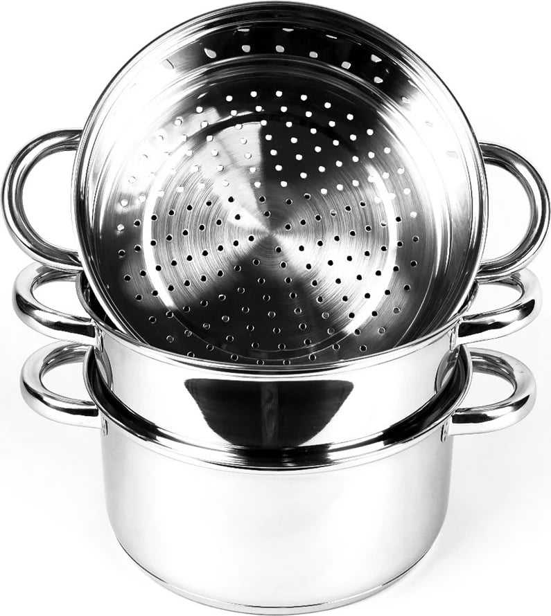 Set me 3 tenxhere MAESTRO MR-2900-24, çelik inox 