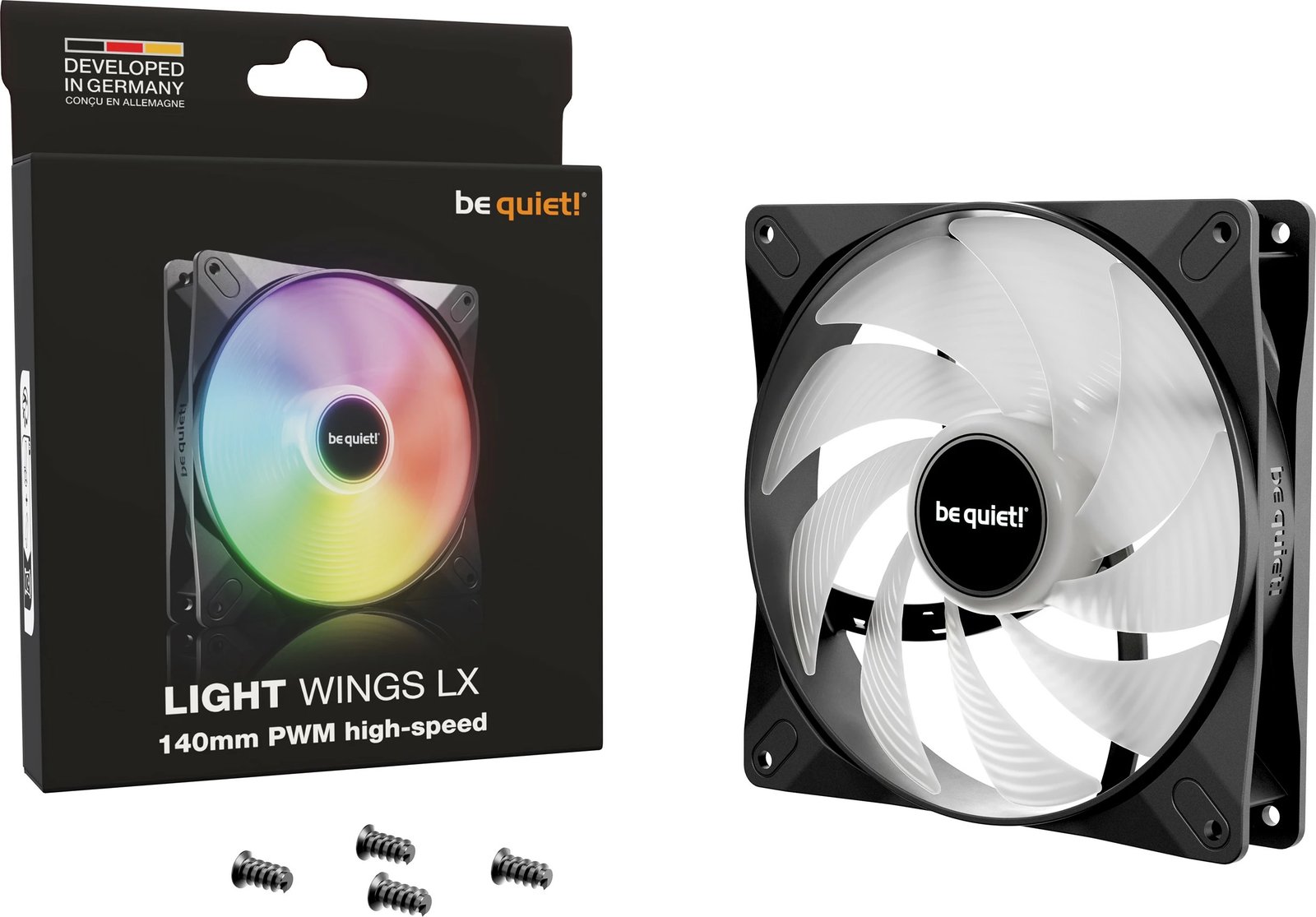 Ventilator Be Quiet! LIGHT WINGS LX PWM 140mm, i zi