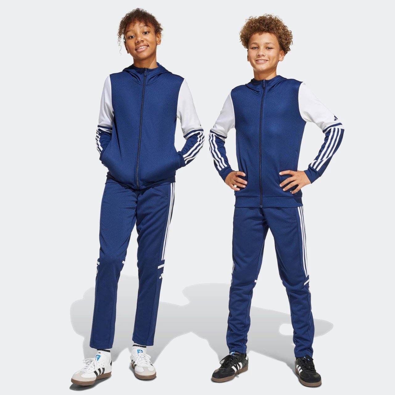 Pantallona sportive për fëmijë adidas, navy